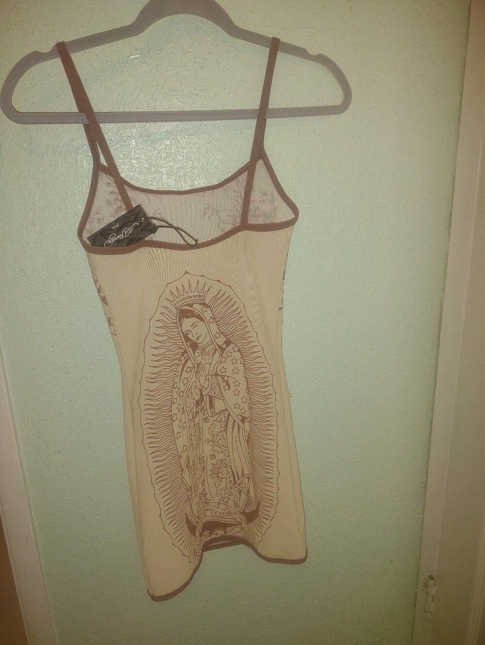 Ed Hardy Mary Mesh Swim Coverup Dress - Picture 3 of 7
